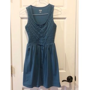 Blue short dress